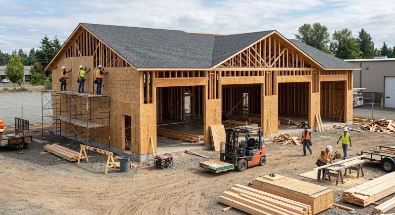 Commercial Garage Construction in Houston, TX