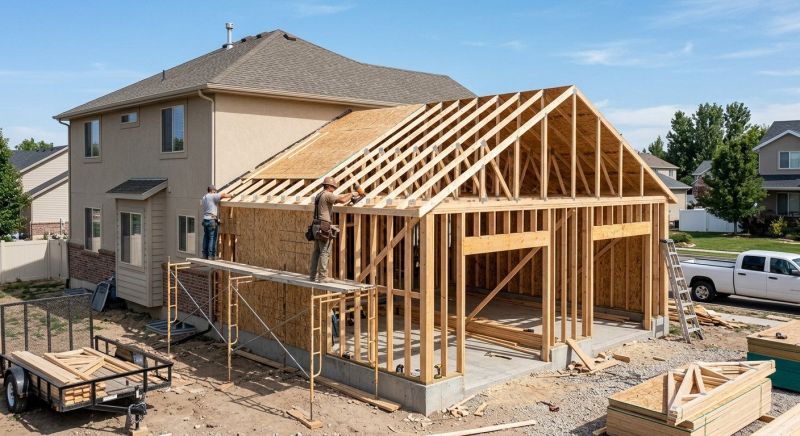 Detached Garage Construction in Cypress, TX