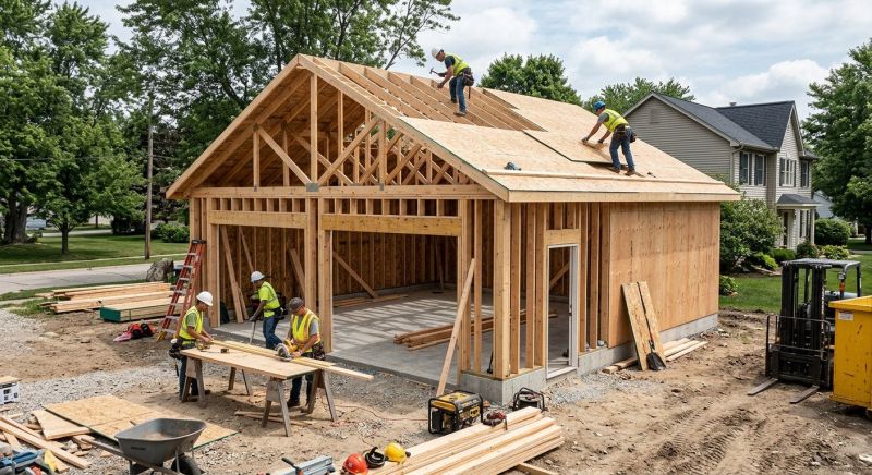 Detached Garage Construction in Houston, TX
