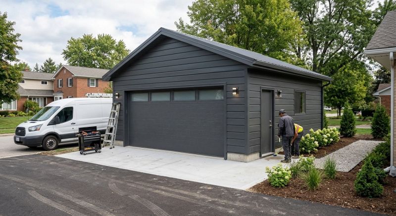 Four Car Garage Installation in Pearland, TX