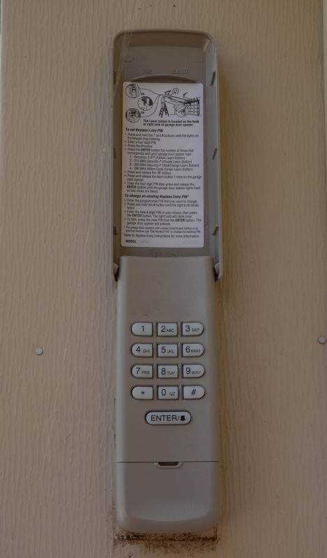 Garage Door Keypad Service in Fairfax County, VA