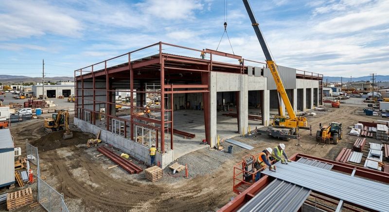 Industrial Garage Construction in Cypress, TX