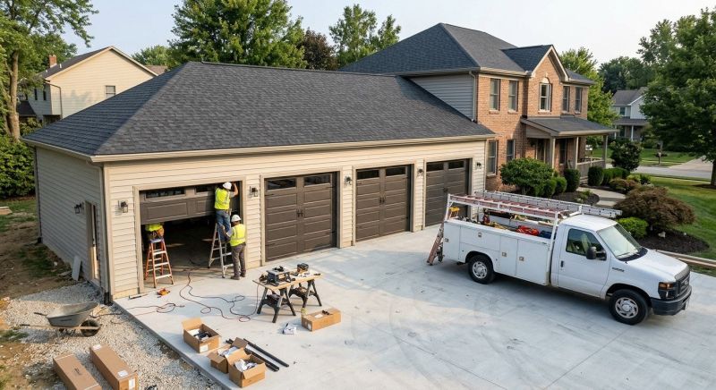 Three Car Garage Installation in Charleston, SC