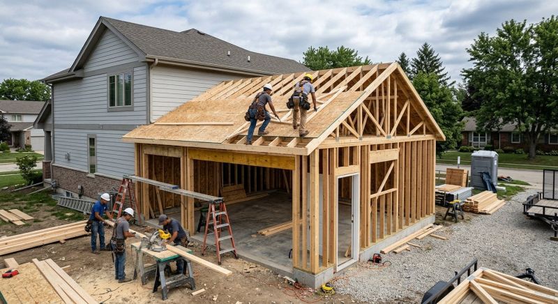 Attached Garage Construction in Charleston, SC